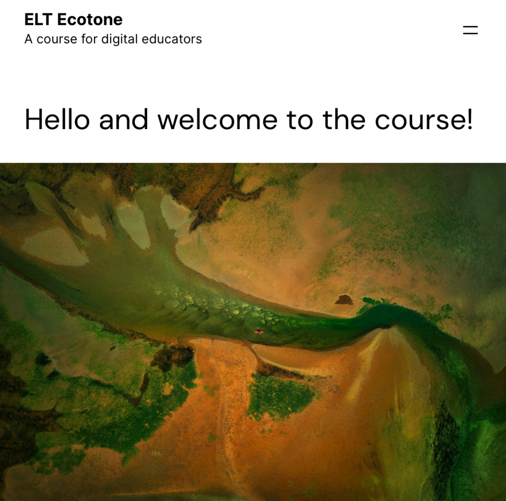 ELT Ecotone cover page image